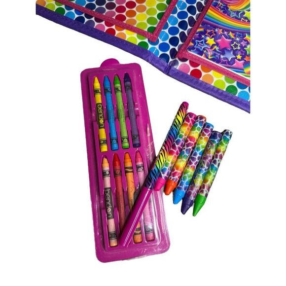 Lisa Frank Tikanni 2020 Trifold Carrying Case Art Stickers Coloring Book Puzzle - Picture 4 of 7